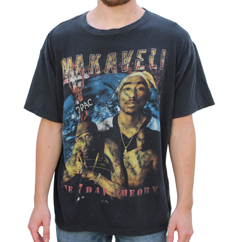 Vintage Bootleg Tupac Life Of An Outlaw Rap T Shirt (Size XXL